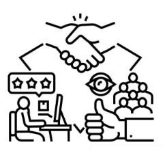 showing a good deal in the making, ending in mutual satisfaction